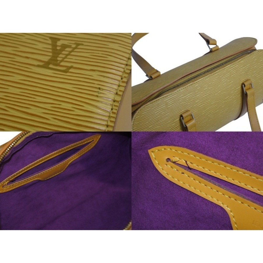 Louis Vuitton Soufflot Handbag Epi Yellow Leather - Picture 7 of 8